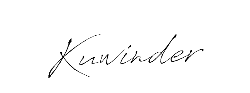 Design your own signature with our free online signature maker. With this signature software, you can create a handwritten (Antro_Vectra) signature for name Kuwinder. Kuwinder signature style 6 images and pictures png