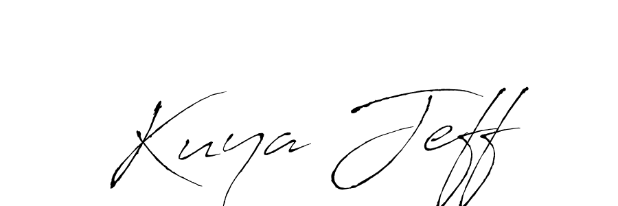 How to make Kuya Jeff name signature. Use Antro_Vectra style for creating short signs online. This is the latest handwritten sign. Kuya Jeff signature style 6 images and pictures png