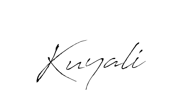 Kuyali stylish signature style. Best Handwritten Sign (Antro_Vectra) for my name. Handwritten Signature Collection Ideas for my name Kuyali. Kuyali signature style 6 images and pictures png