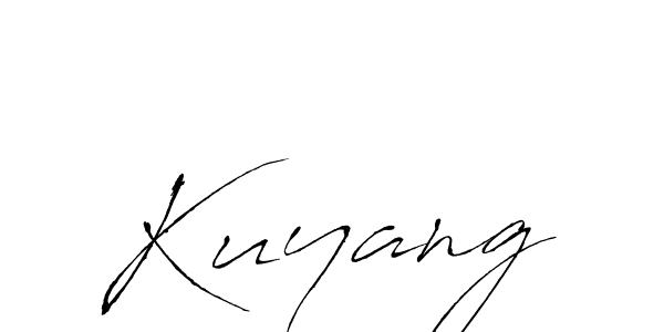 Make a beautiful signature design for name Kuyang. With this signature (Antro_Vectra) style, you can create a handwritten signature for free. Kuyang signature style 6 images and pictures png