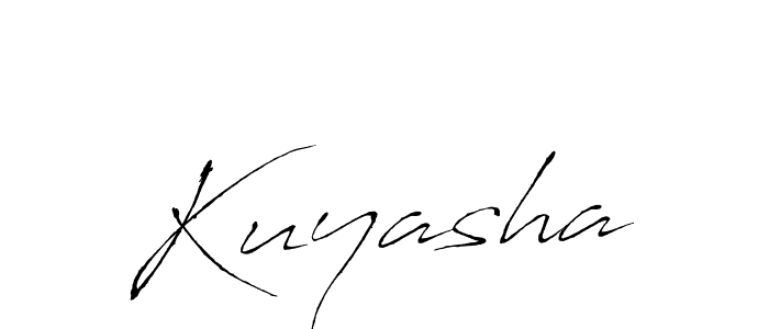 Use a signature maker to create a handwritten signature online. With this signature software, you can design (Antro_Vectra) your own signature for name Kuyasha. Kuyasha signature style 6 images and pictures png