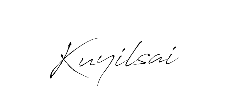 Use a signature maker to create a handwritten signature online. With this signature software, you can design (Antro_Vectra) your own signature for name Kuyilsai. Kuyilsai signature style 6 images and pictures png