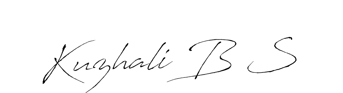 Also You can easily find your signature by using the search form. We will create Kuzhali B S name handwritten signature images for you free of cost using Antro_Vectra sign style. Kuzhali B S signature style 6 images and pictures png
