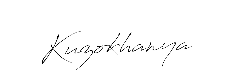 How to make Kuzokhanya signature? Antro_Vectra is a professional autograph style. Create handwritten signature for Kuzokhanya name. Kuzokhanya signature style 6 images and pictures png