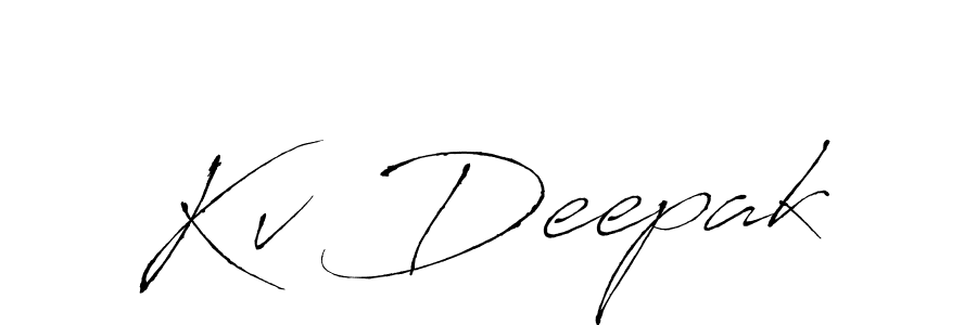 It looks lik you need a new signature style for name Kv Deepak. Design unique handwritten (Antro_Vectra) signature with our free signature maker in just a few clicks. Kv Deepak signature style 6 images and pictures png