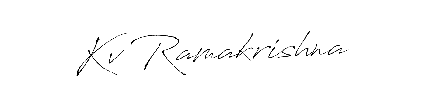 Also You can easily find your signature by using the search form. We will create Kv Ramakrishna name handwritten signature images for you free of cost using Antro_Vectra sign style. Kv Ramakrishna signature style 6 images and pictures png