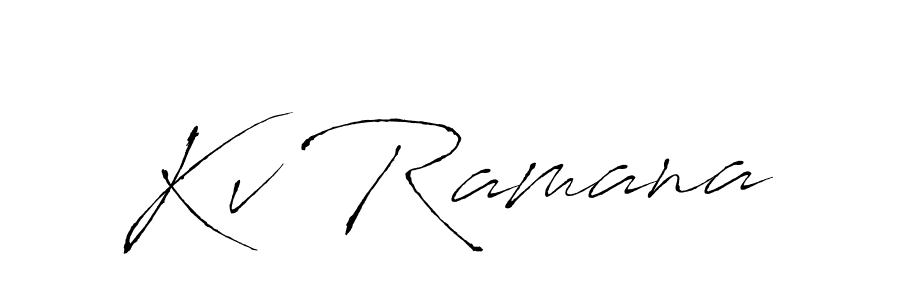 Similarly Antro_Vectra is the best handwritten signature design. Signature creator online .You can use it as an online autograph creator for name Kv Ramana. Kv Ramana signature style 6 images and pictures png