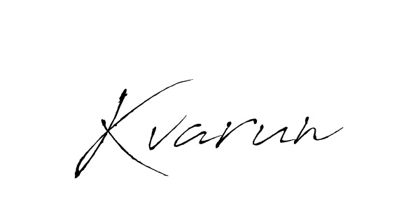 Also You can easily find your signature by using the search form. We will create Kvarun name handwritten signature images for you free of cost using Antro_Vectra sign style. Kvarun signature style 6 images and pictures png