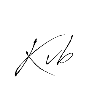 How to make Kvb signature? Antro_Vectra is a professional autograph style. Create handwritten signature for Kvb name. Kvb signature style 6 images and pictures png