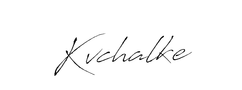 if you are searching for the best signature style for your name Kvchalke. so please give up your signature search. here we have designed multiple signature styles  using Antro_Vectra. Kvchalke signature style 6 images and pictures png