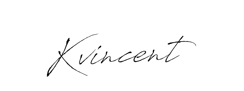 Kvincent stylish signature style. Best Handwritten Sign (Antro_Vectra) for my name. Handwritten Signature Collection Ideas for my name Kvincent. Kvincent signature style 6 images and pictures png