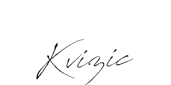 Antro_Vectra is a professional signature style that is perfect for those who want to add a touch of class to their signature. It is also a great choice for those who want to make their signature more unique. Get Kvizic name to fancy signature for free. Kvizic signature style 6 images and pictures png