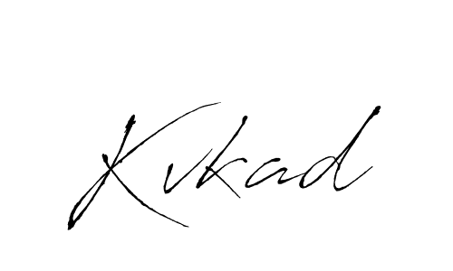 Create a beautiful signature design for name Kvkad. With this signature (Antro_Vectra) fonts, you can make a handwritten signature for free. Kvkad signature style 6 images and pictures png