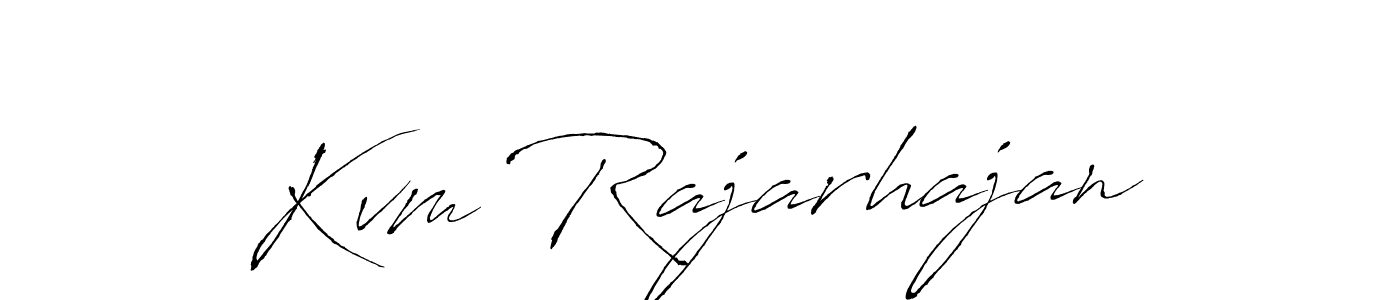 This is the best signature style for the Kvm Rajarhajan name. Also you like these signature font (Antro_Vectra). Mix name signature. Kvm Rajarhajan signature style 6 images and pictures png