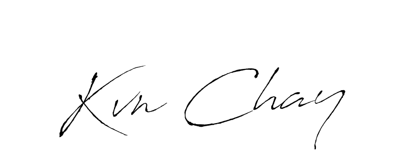 Create a beautiful signature design for name Kvn Chay. With this signature (Antro_Vectra) fonts, you can make a handwritten signature for free. Kvn Chay signature style 6 images and pictures png