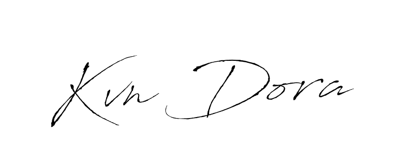Also we have Kvn Dora name is the best signature style. Create professional handwritten signature collection using Antro_Vectra autograph style. Kvn Dora signature style 6 images and pictures png