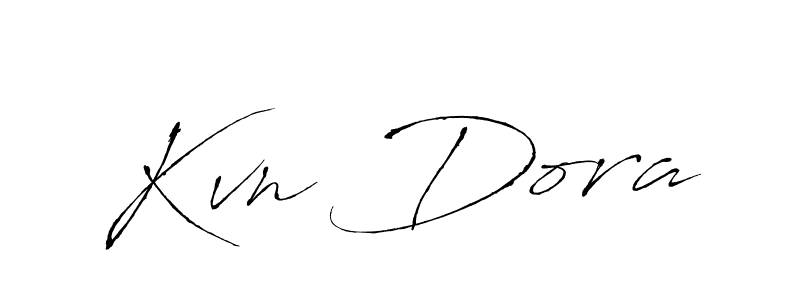 Also we have Kvn Dora name is the best signature style. Create professional handwritten signature collection using Antro_Vectra autograph style. Kvn Dora signature style 6 images and pictures png