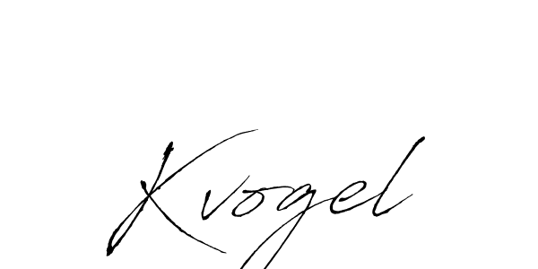 Make a beautiful signature design for name Kvogel. With this signature (Antro_Vectra) style, you can create a handwritten signature for free. Kvogel signature style 6 images and pictures png