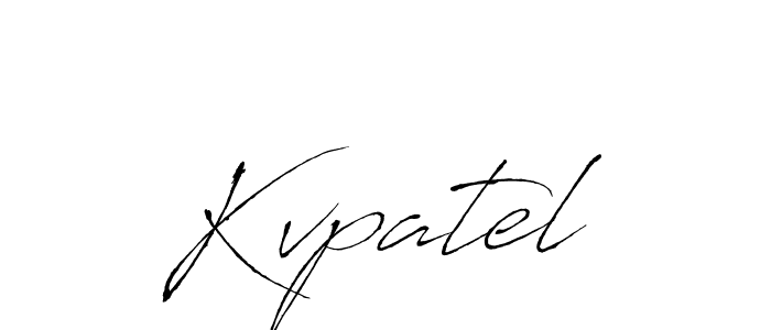 Use a signature maker to create a handwritten signature online. With this signature software, you can design (Antro_Vectra) your own signature for name Kvpatel. Kvpatel signature style 6 images and pictures png