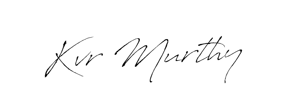 Also we have Kvr Murthy name is the best signature style. Create professional handwritten signature collection using Antro_Vectra autograph style. Kvr Murthy signature style 6 images and pictures png