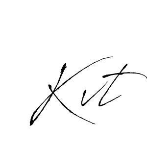 Create a beautiful signature design for name Kvt. With this signature (Antro_Vectra) fonts, you can make a handwritten signature for free. Kvt signature style 6 images and pictures png