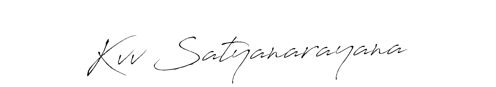 The best way (Antro_Vectra) to make a short signature is to pick only two or three words in your name. The name Kvv Satyanarayana include a total of six letters. For converting this name. Kvv Satyanarayana signature style 6 images and pictures png
