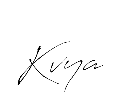 if you are searching for the best signature style for your name Kvya. so please give up your signature search. here we have designed multiple signature styles  using Antro_Vectra. Kvya signature style 6 images and pictures png