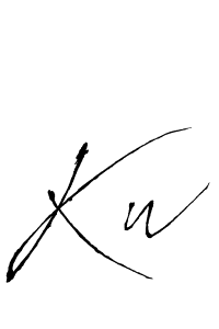 How to make Kw name signature. Use Antro_Vectra style for creating short signs online. This is the latest handwritten sign. Kw signature style 6 images and pictures png