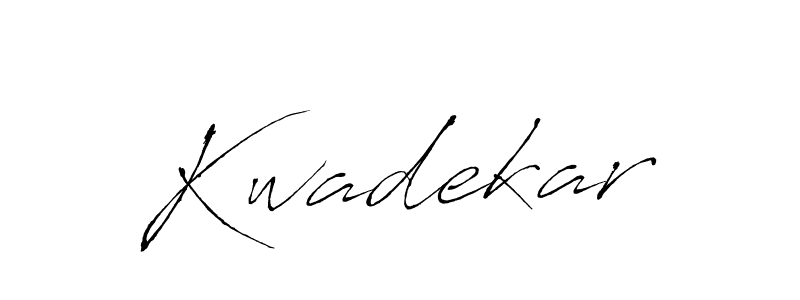 Design your own signature with our free online signature maker. With this signature software, you can create a handwritten (Antro_Vectra) signature for name Kwadekar. Kwadekar signature style 6 images and pictures png