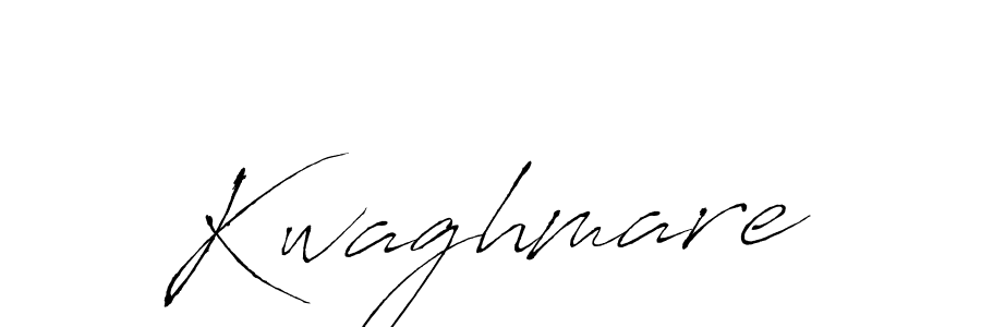 Make a beautiful signature design for name Kwaghmare. With this signature (Antro_Vectra) style, you can create a handwritten signature for free. Kwaghmare signature style 6 images and pictures png