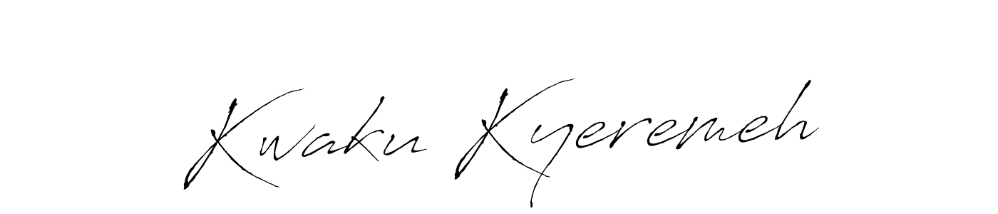 Use a signature maker to create a handwritten signature online. With this signature software, you can design (Antro_Vectra) your own signature for name Kwaku Kyeremeh. Kwaku Kyeremeh signature style 6 images and pictures png