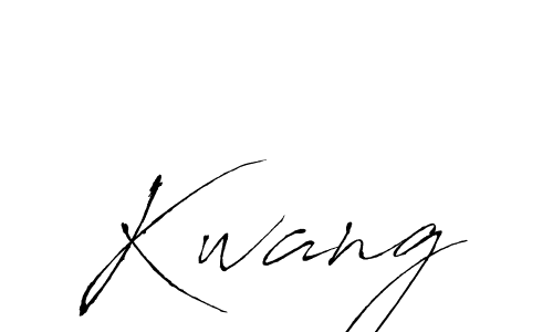 How to make Kwang signature? Antro_Vectra is a professional autograph style. Create handwritten signature for Kwang name. Kwang signature style 6 images and pictures png