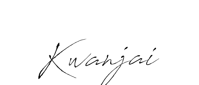 Antro_Vectra is a professional signature style that is perfect for those who want to add a touch of class to their signature. It is also a great choice for those who want to make their signature more unique. Get Kwanjai name to fancy signature for free. Kwanjai signature style 6 images and pictures png