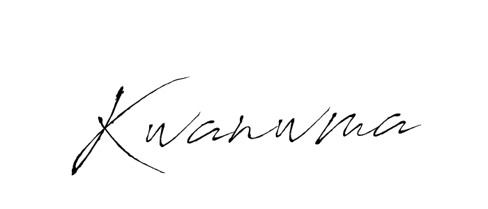 Make a beautiful signature design for name Kwanwma. With this signature (Antro_Vectra) style, you can create a handwritten signature for free. Kwanwma signature style 6 images and pictures png