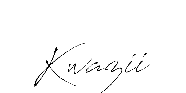 The best way (Antro_Vectra) to make a short signature is to pick only two or three words in your name. The name Kwazii include a total of six letters. For converting this name. Kwazii signature style 6 images and pictures png
