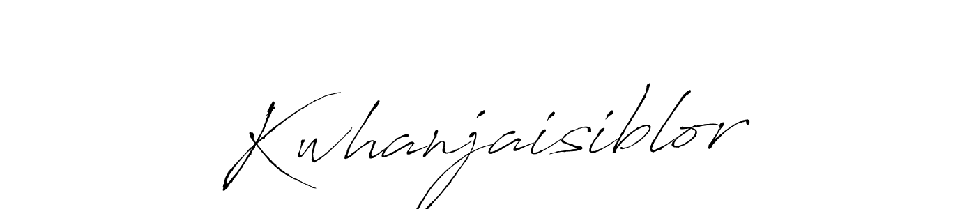 Make a beautiful signature design for name Kwhanjaisiblor. With this signature (Antro_Vectra) style, you can create a handwritten signature for free. Kwhanjaisiblor signature style 6 images and pictures png