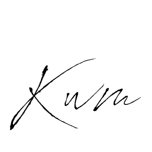 Antro_Vectra is a professional signature style that is perfect for those who want to add a touch of class to their signature. It is also a great choice for those who want to make their signature more unique. Get Kwm name to fancy signature for free. Kwm signature style 6 images and pictures png