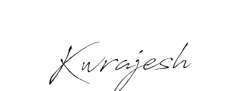 Also we have Kwrajesh name is the best signature style. Create professional handwritten signature collection using Antro_Vectra autograph style. Kwrajesh signature style 6 images and pictures png