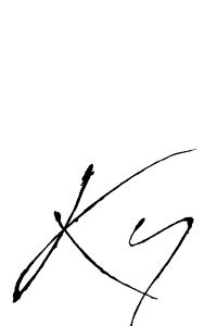 How to Draw Ky signature style? Antro_Vectra is a latest design signature styles for name Ky. Ky signature style 6 images and pictures png