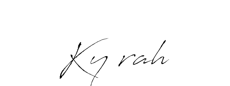 Once you've used our free online signature maker to create your best signature Antro_Vectra style, it's time to enjoy all of the benefits that Ky’rah name signing documents. Ky’rah signature style 6 images and pictures png