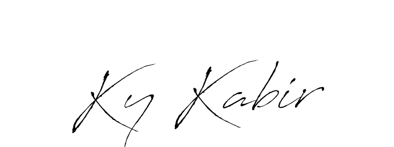 if you are searching for the best signature style for your name Ky Kabir. so please give up your signature search. here we have designed multiple signature styles  using Antro_Vectra. Ky Kabir signature style 6 images and pictures png