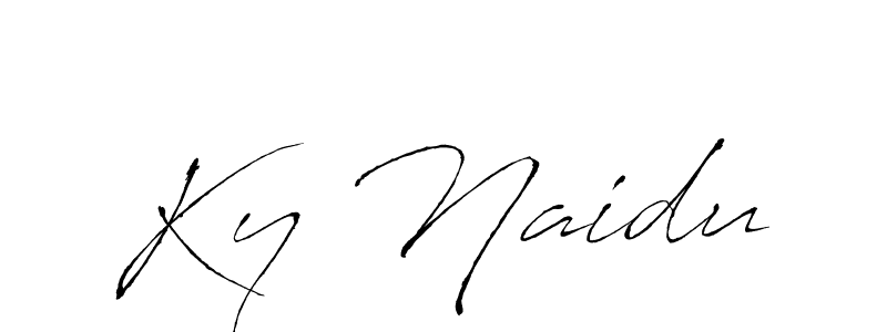 Design your own signature with our free online signature maker. With this signature software, you can create a handwritten (Antro_Vectra) signature for name Ky Naidu. Ky Naidu signature style 6 images and pictures png
