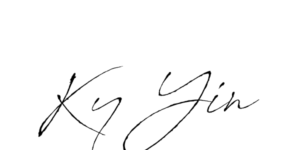 Also You can easily find your signature by using the search form. We will create Ky Yin name handwritten signature images for you free of cost using Antro_Vectra sign style. Ky Yin signature style 6 images and pictures png