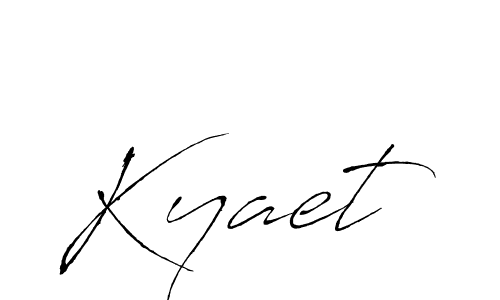 How to make Kyaet name signature. Use Antro_Vectra style for creating short signs online. This is the latest handwritten sign. Kyaet signature style 6 images and pictures png