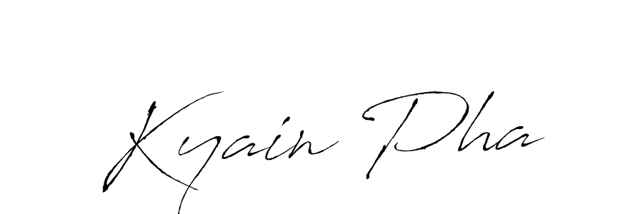 How to make Kyain Pha signature? Antro_Vectra is a professional autograph style. Create handwritten signature for Kyain Pha name. Kyain Pha signature style 6 images and pictures png
