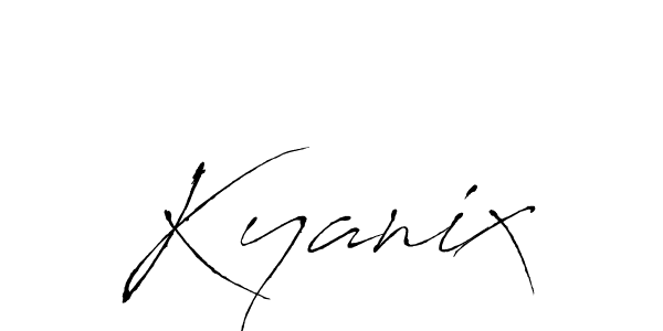 Once you've used our free online signature maker to create your best signature Antro_Vectra style, it's time to enjoy all of the benefits that Kyanix name signing documents. Kyanix signature style 6 images and pictures png