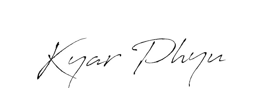 Also You can easily find your signature by using the search form. We will create Kyar Phyu name handwritten signature images for you free of cost using Antro_Vectra sign style. Kyar Phyu signature style 6 images and pictures png