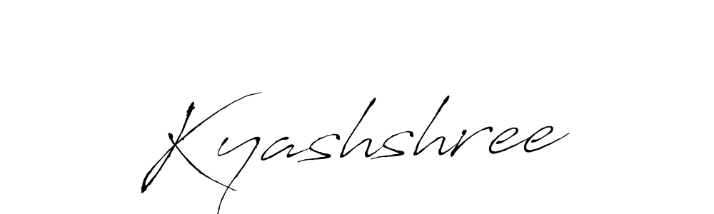 The best way (Antro_Vectra) to make a short signature is to pick only two or three words in your name. The name Kyashshree include a total of six letters. For converting this name. Kyashshree signature style 6 images and pictures png