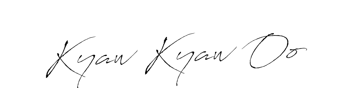 The best way (Antro_Vectra) to make a short signature is to pick only two or three words in your name. The name Kyaw Kyaw Oo include a total of six letters. For converting this name. Kyaw Kyaw Oo signature style 6 images and pictures png