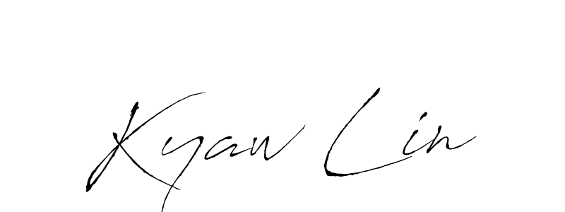 You can use this online signature creator to create a handwritten signature for the name Kyaw Lin. This is the best online autograph maker. Kyaw Lin signature style 6 images and pictures png